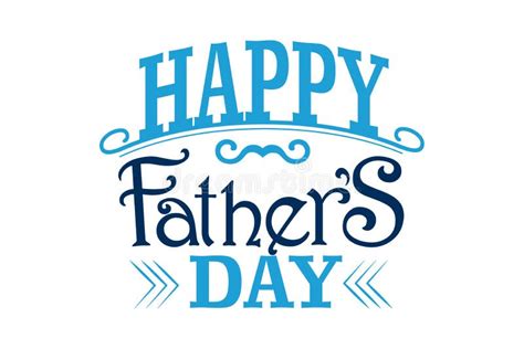 Happy Fathers Day Sign stock vector. Illustration of black - 118915766