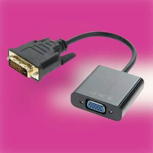 Jual Dvi To Vga Adaptor Konektor Dvi D Plus Male To Vga Female Dvi