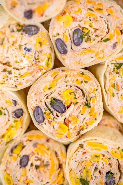 Chicken Enchilada Tortilla Pinwheels Plain Chicken