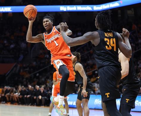 Syracuse Basketball Suffers Largest Defeat Of The Season At No 3 Tennessee Final Score Recap