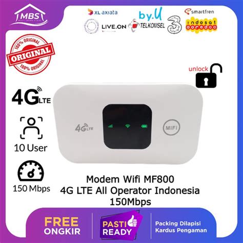 Jual Modem Wifi Telkomsel Mifi G Lte Unlock All Operator Mf