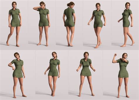 Z Versatile Standing Pose Mega Set For Genesis And Female Daz D