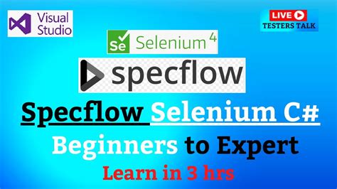 FREE SpecFlow Selenium C Training Specflow Tutorial For Beginners To