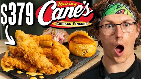 379 Raising Canes Chicken Tenders Taste Test Fancy Fast Food Youtube