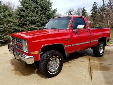 1987 Chevy 1 2 Ton 4x4 Truck Classic Chevrolet C K Pickup 1500 1987 For Sale