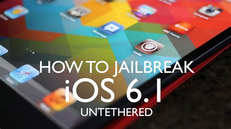 How To Jailbreak IOS 6 1 Untethered With Evasi0n IPhone 5 IPad Mini