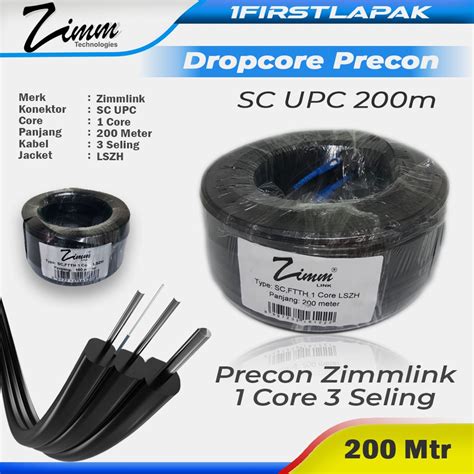 Jual Precon Zimmlink Core Seling M Ftth Drop Cable Sc Upc Zimm