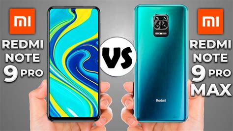 Redmi Note 9 Pro Vs Redmi Note 9 Pro Max В чем разница Youtube