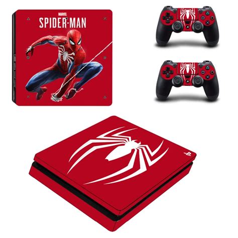 Marvel Spider Man Ps Slim Stickers Vinyl Decal Skin Cover Spiderman