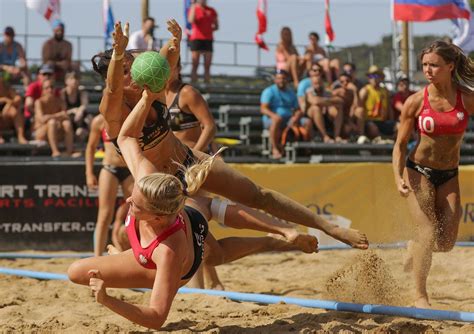 Beach Handball Euro 2015 Day 2 Bikinis Swimwear Euro Sumo