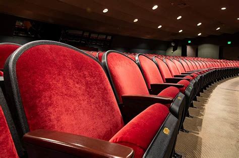 La Mirada Theatre with model 91.12.56.4 fixed audience Millennium chairs manufactured by Irwin ...