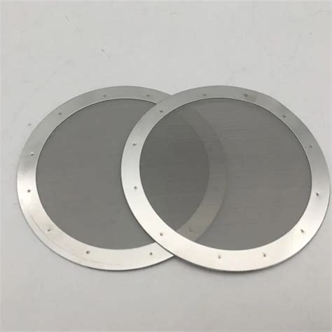 Aluminum Edge Rim Stainless Steel Wire Cloth Filter Disc Mesh Filter