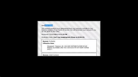 How To Get Banned On Roblox Youtube