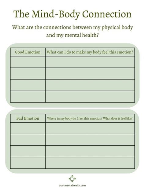 Therapy Worksheets Cbt Worksheets Trust Mental Health Worksheets