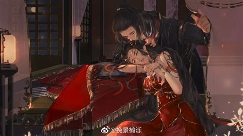 Cai Lin And Xiao Yan Doupo Cangqiong Drawn By Wan Jing He Luo Danbooru