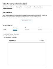 Comprehension Quiz Asl Pdf Comprehension Quiz