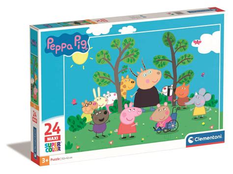 Clementoni Puzzle 24el Maxi Świnka Peppa 24237 Puzzle podłogowe