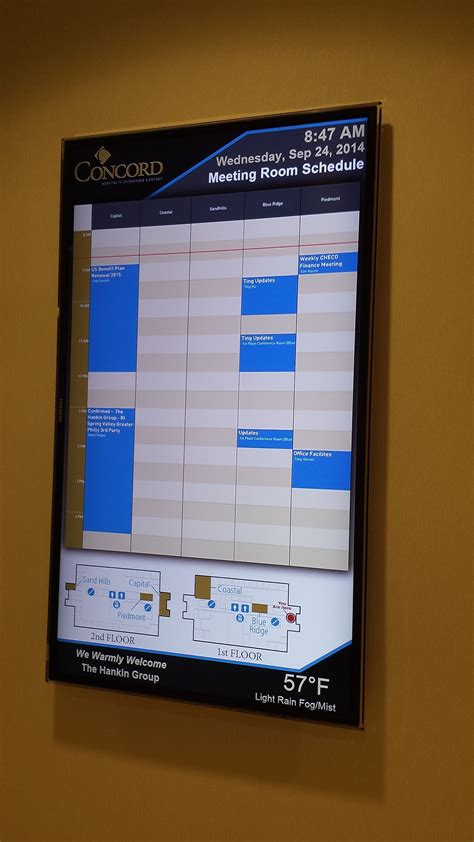 Conference Room Schedule Display - bestroom.one