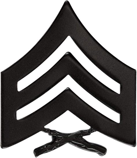 Amazon United States Marine Corps Usmc Chevron Black Metal Sgt