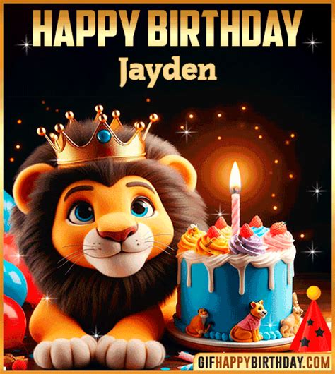 Happy Birthday Jayden GIF Images - FUNNY 🎂