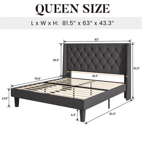 Lark Manor Hilbert Upholstered Low Profile Platform Bed Frame With