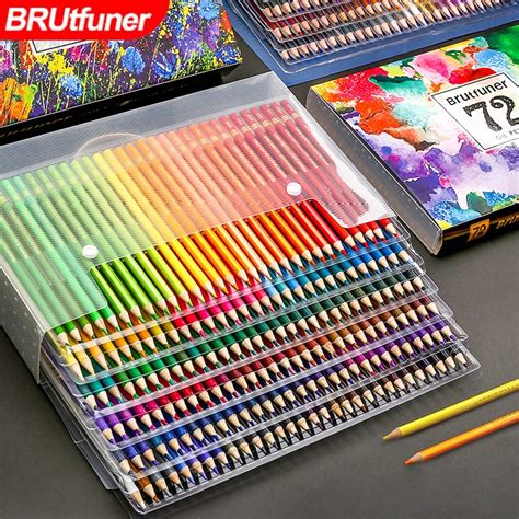 Brutfuner 72 120 160 180 260 Professional Oil Color Pencil Soft Core