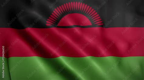 Malawi Waving Flag Flag Of Malawi Animation Malawian Flag Closeup 4k