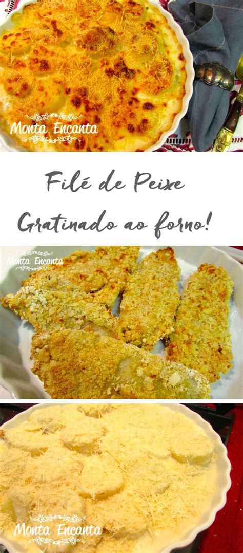 Fil De Peixe Gratinado Monta Encanta