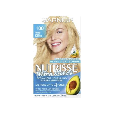 Garnier Nutrisse 100 Extra Light Blonde Permanent Hair Dye