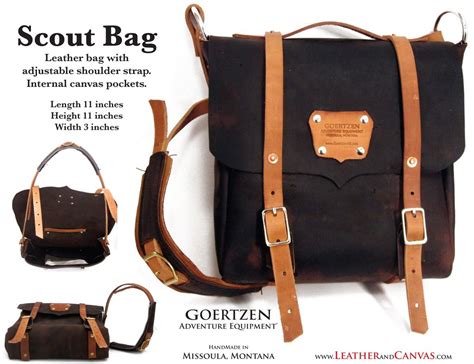 Scout Bag Leather Scout Bags Bags Leather Bag