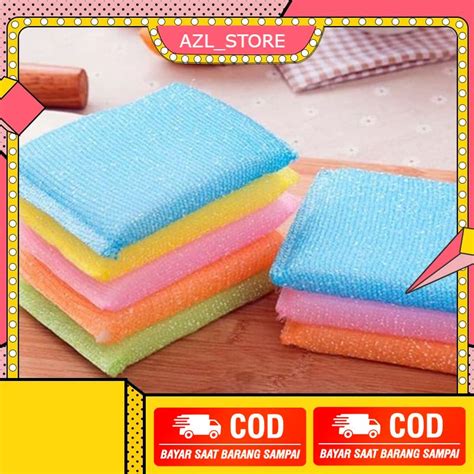 Jual AZ SPON CUCI PIRING ISI SERBAGUNA SPONGE CUCI PIRING SPONS