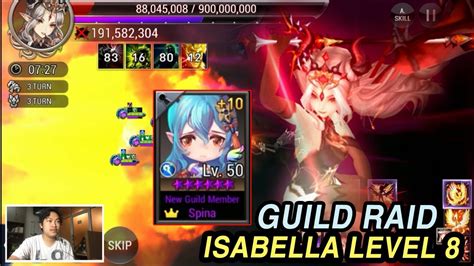 Seven Knights GUILD RAID ISABELLA LEVEL 8 JEBAKAN CINTA MAUT YouTube