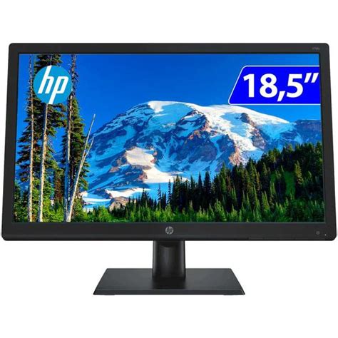 Monitor HP LED 18 5 Polegadas Widescreen VGA V19B 2XM32AA AC4 Monitor