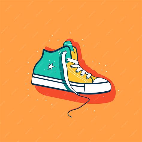 Shoes vector cartoon style | Premium AI-generated vector