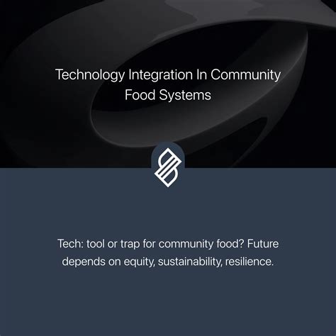 Technology Integration In Community Food Systems → Scenario