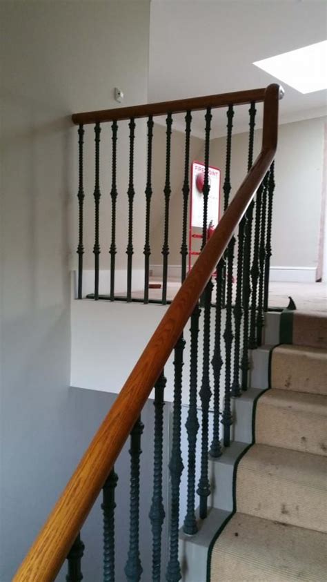 Staircase Spindles Oak Handrail Iron Spindles Iron Staircase