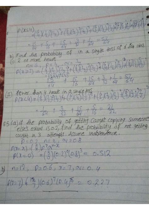 SOLUTION Introduction To Statistical Theory Part 1 Chapter 8