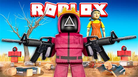 Becoming A Squid Games Guard In Roblox Youtube