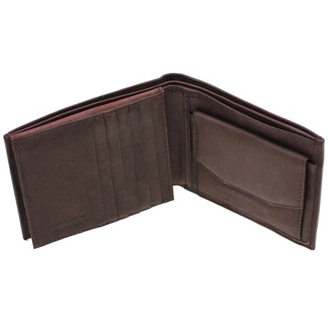 Mens Leather Wallets Bifold With Flap | semashow.com