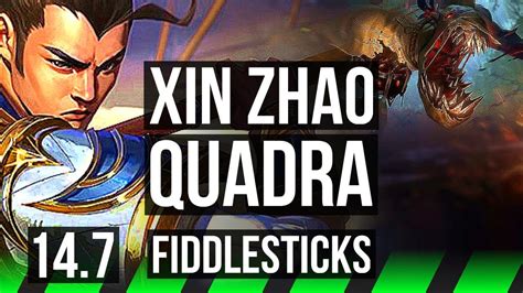 XIN ZHAO Vs FIDDLESTICKS JGL Quadra 66 Winrate 9 2 11