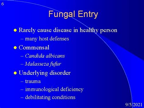 1 Medical Mycology Opportunistic Mycoses Hugh B Fackrell