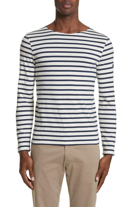 Saint James Cotton Minquiers Moderne Striped Sailor Shirt - Lyst