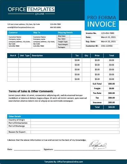 modern invoice templates formats  ms word