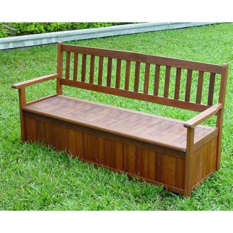 Outdoor Bench Seat with Storage | Outdoor storage bench, Outdoor bench ...