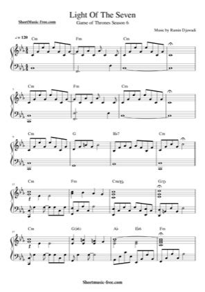 Game Of Thrones Piano Pdf Free - Game Of Thrones Theme Piano Sheet ...