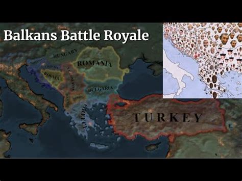 Balkans Battle Royale Hoi Iv Time Lapse Youtube