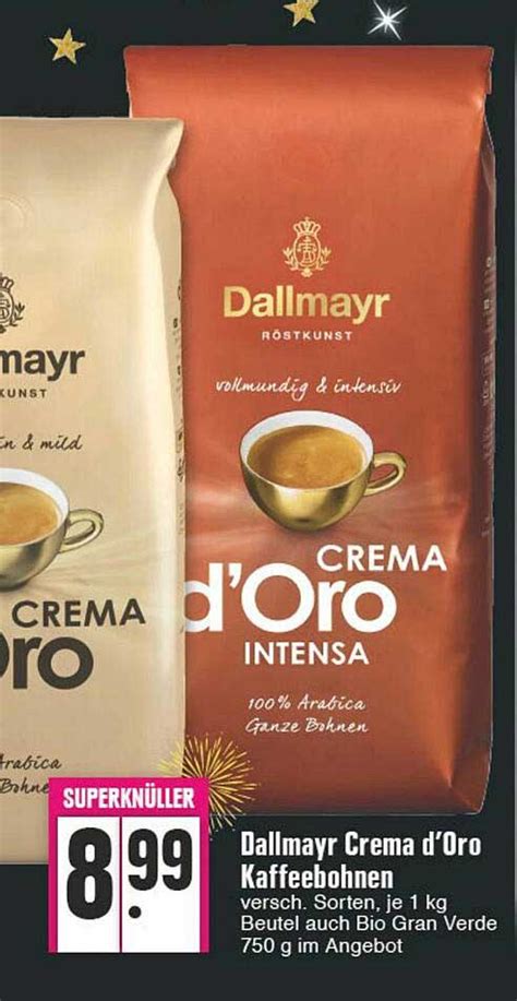 Dallmayr Crema D Oro Kaffeebohnen Angebot Bei E Center 1Prospekte De