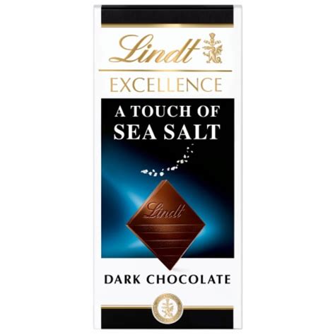 Lindt Excellence A Touch Of Sea Salt Dark Chocolate Bar 3 5 Oz Kroger