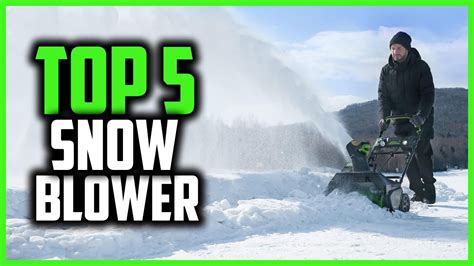 Top 5 Best Snow Blower For Large Driveways In 2024 YouTube