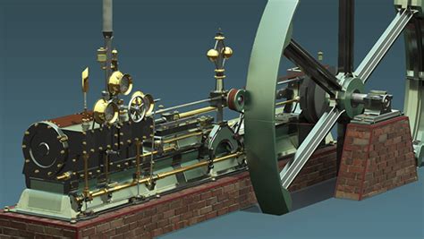 Stationary Steam Engine on Behance